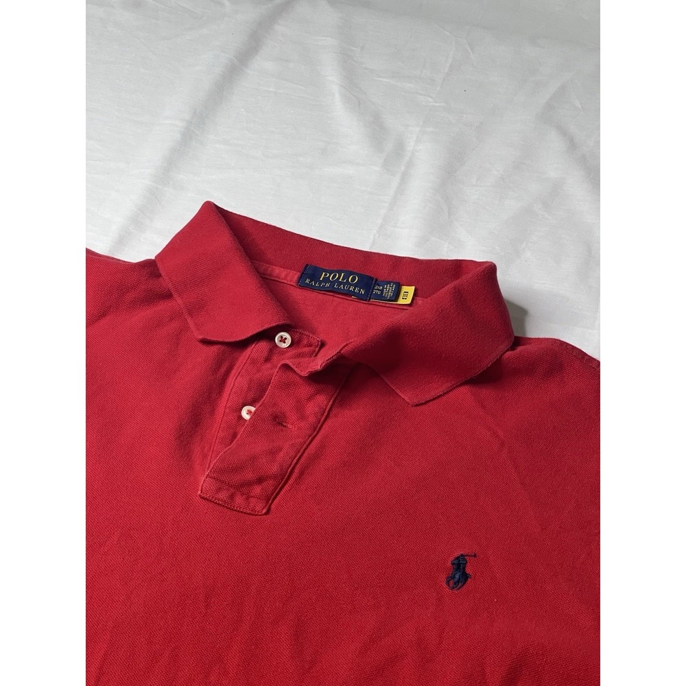 *Polo Ralph Lauren Mens Red Polo Shirt Size 2XB / 2TG Short‎ Sleeve